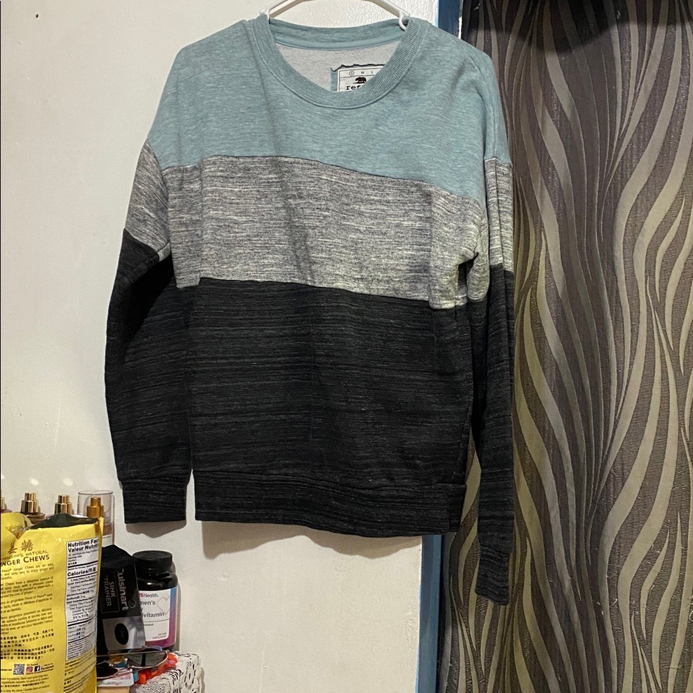 Reflex Textured Blue Sweater - Picture 3 of 4